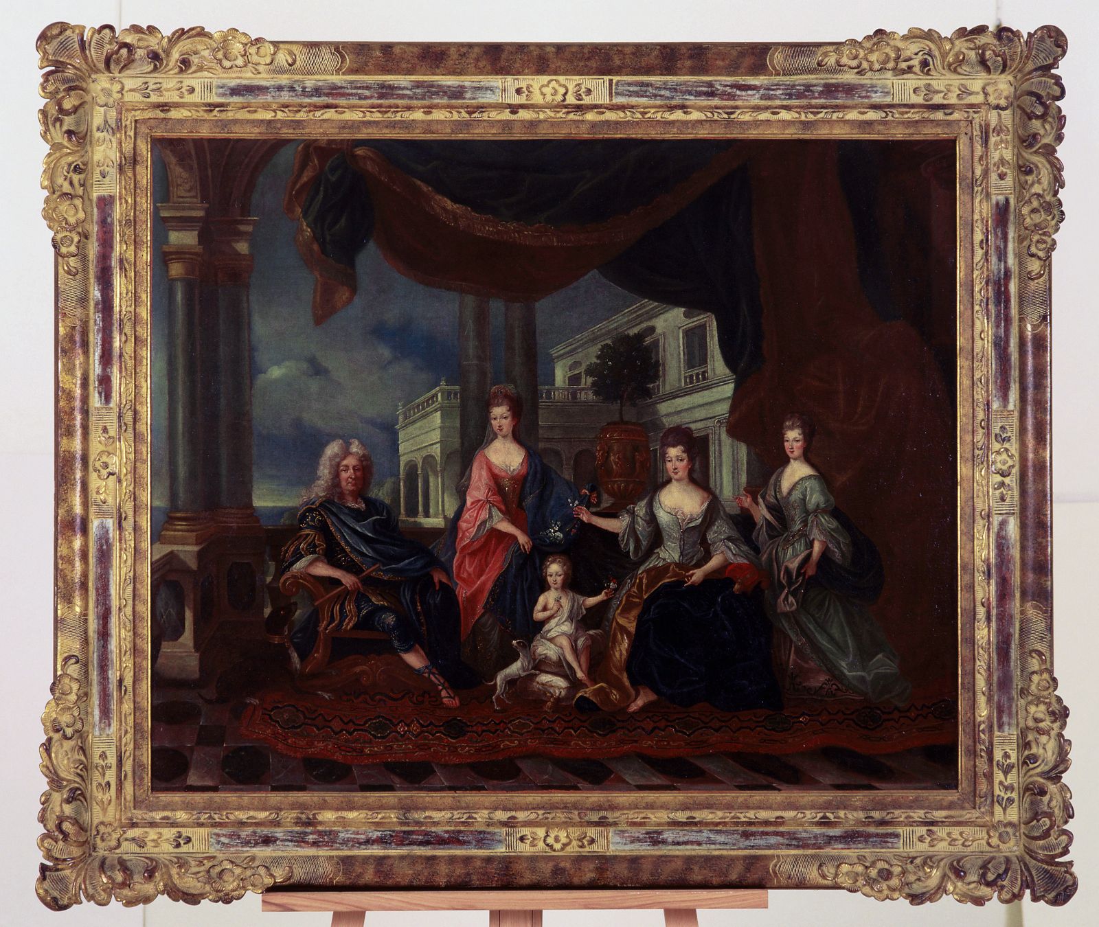 Portrait d'Antoine Grimaldi et de sa famille_0
