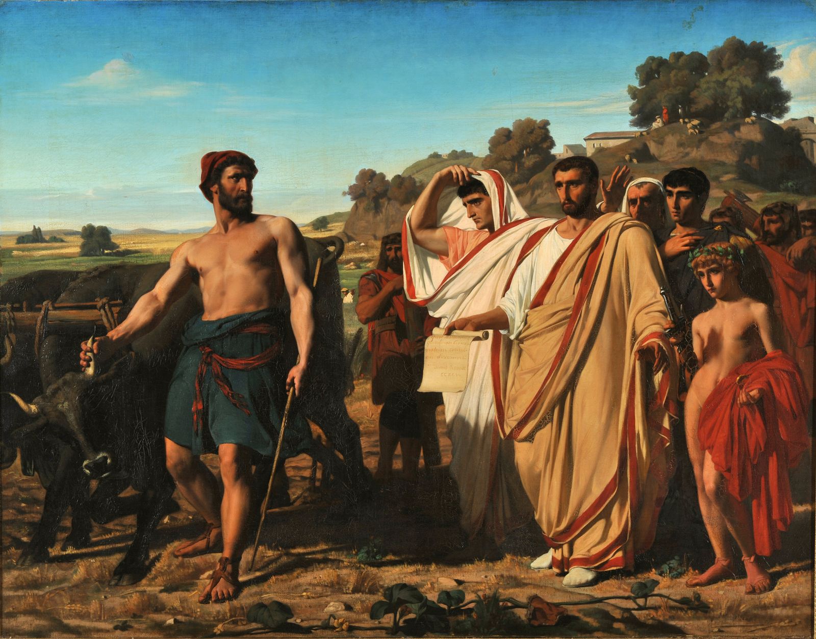 Cincinnatus recevant les envoyés du Sénat_0