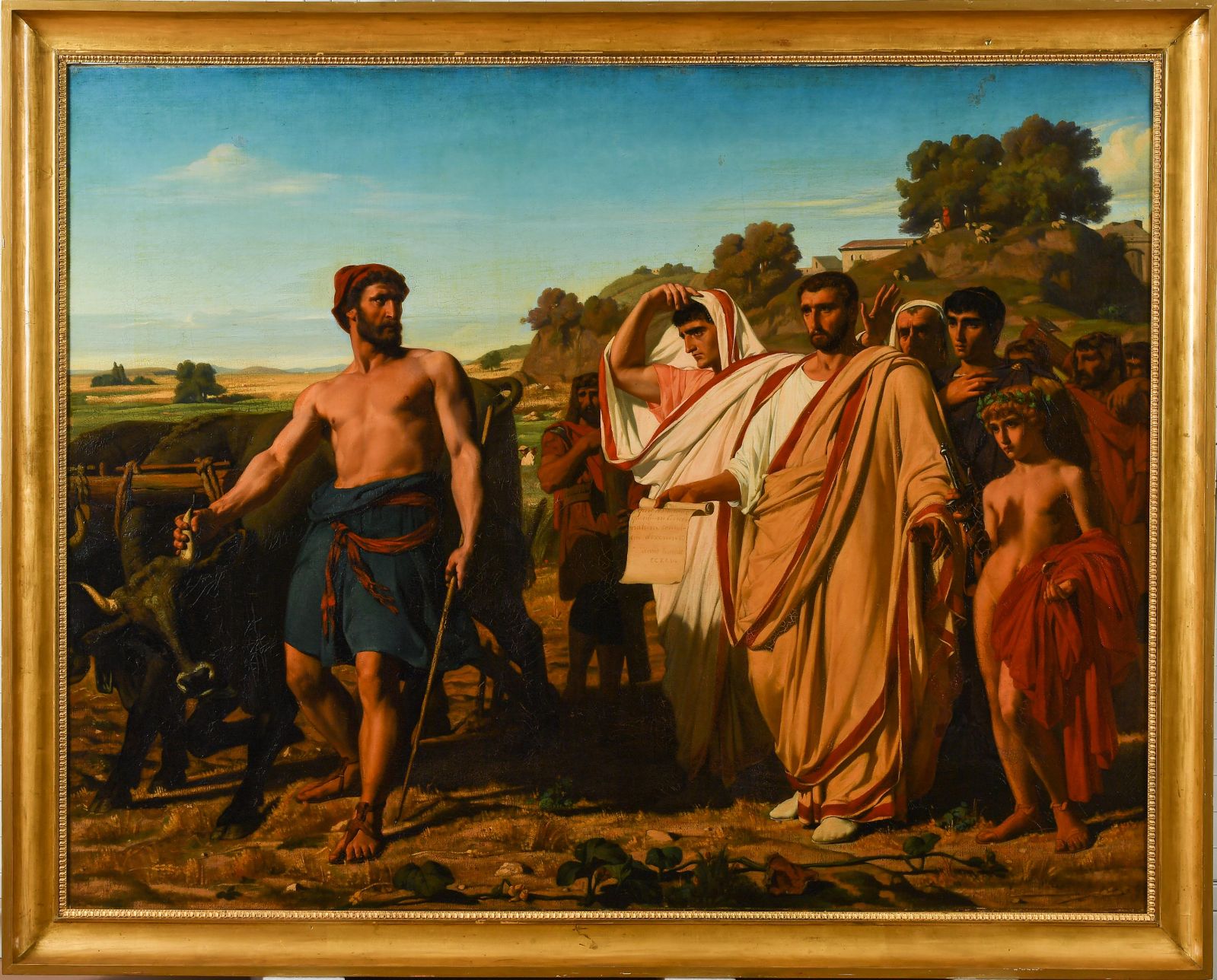 Cincinnatus recevant les envoyés du Sénat_1