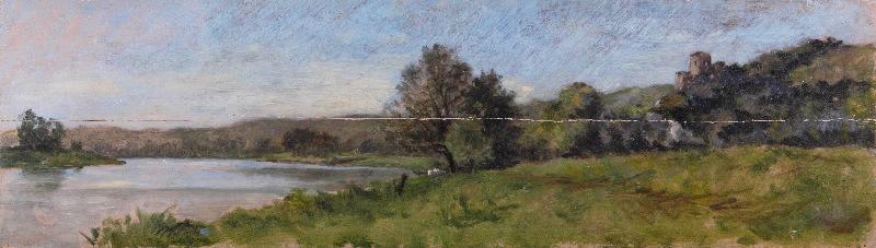 La Seine à la Roche-Guyon ; Marine_0