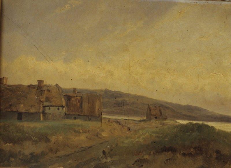 Embouchure de la Touques à Trouville — Eugène Devéria