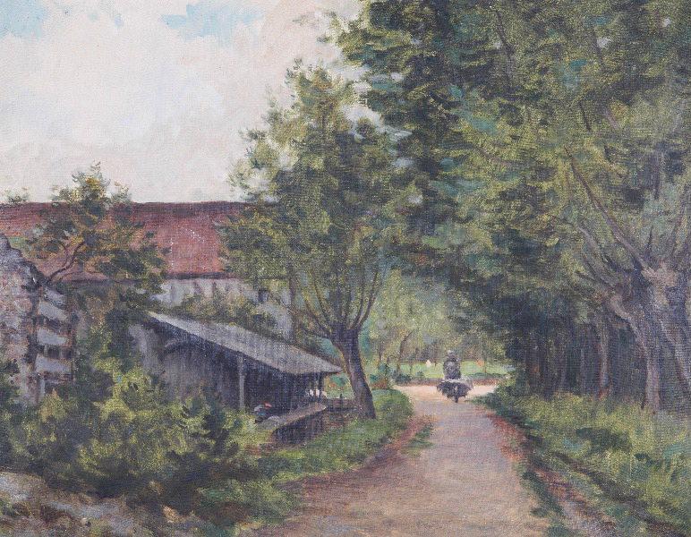 Lavoir à Gasny sur Epte, Paul Jouanny, 2e moitié 19e siècle