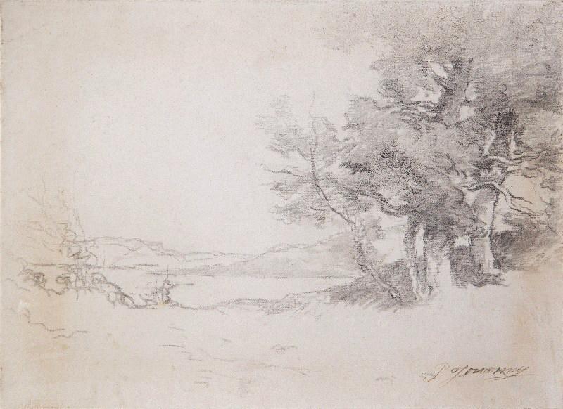 Paysage, Paul Jouanny, 2e moitié 19e siècle