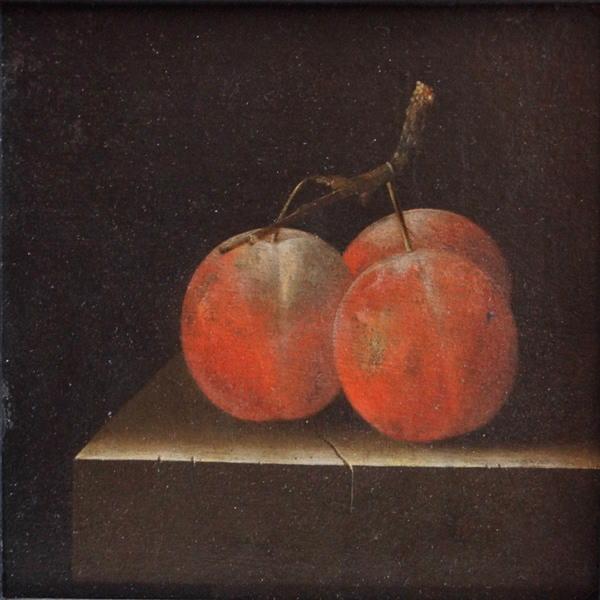 Nature morte aux pêches, Adriaen Coorte, 17e siècle