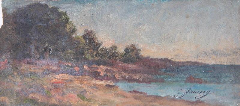 Rochers à Saint-Raphaël, Paul Jouanny, 2e moitié 19e siècle