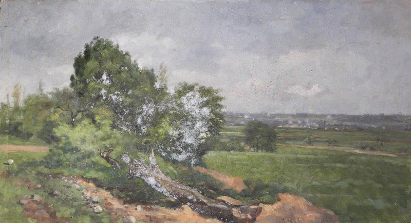 Paysage, Paul Jouanny, 2e moitié 19e siècle