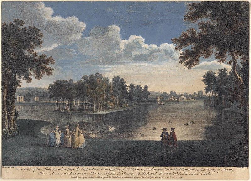 Vue du Lac, prise de la grande Allée, William Hannan, 2e moitié 18e siècle