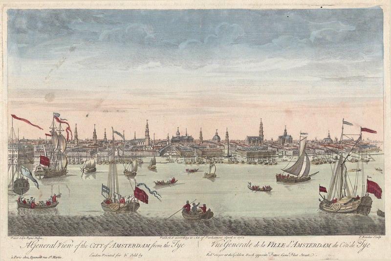 Vue générale de la ville d'Amsterdam — Peter Van Ryne