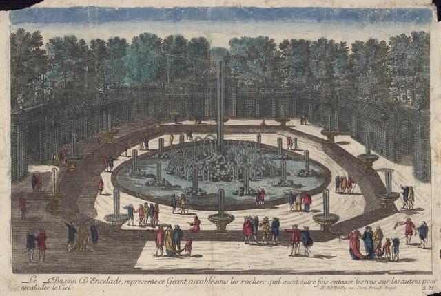 La fontaine d'Encelade à Versailles