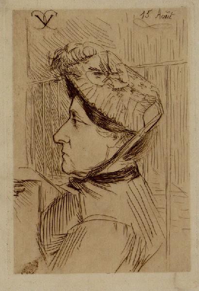 Portrait de femme, Émile Vaucanu, 4e quart 19e siècle