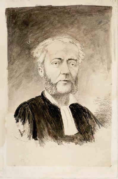 Portrait de magistrat, Émile Vaucanu, 4e quart 19e siècle