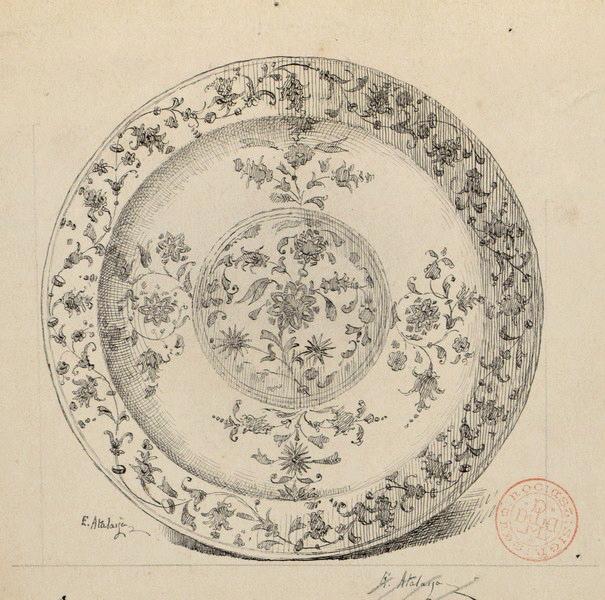 Plat Médicis, Enrique Atalaya, 4e quart 19e siècle