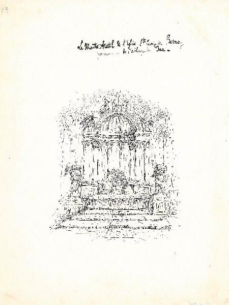 Le maître-autel de l'église Sainte-Croix à Bernay, Emile Vaucanu, 4e quart 19e siècle