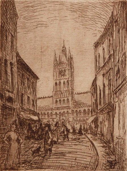 Ypres, la halle, Émile Vaucanu, 4e quart 19e siècle