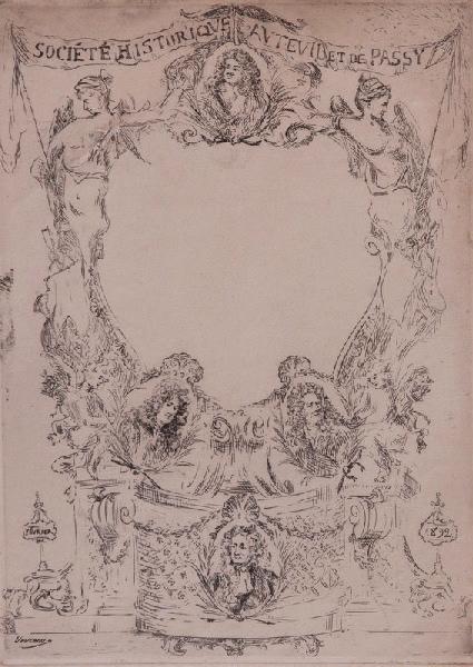 Décoration pour la société historique de Passy, Émile Vaucanu, 1892
