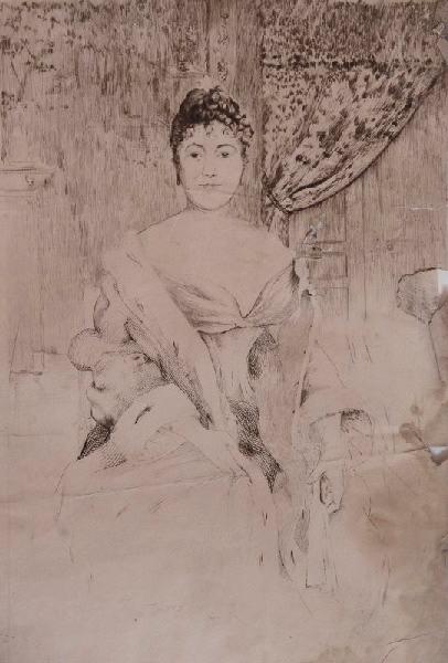 Portrait de femme, Émile Vaucanu, 4e quart 19e siècle