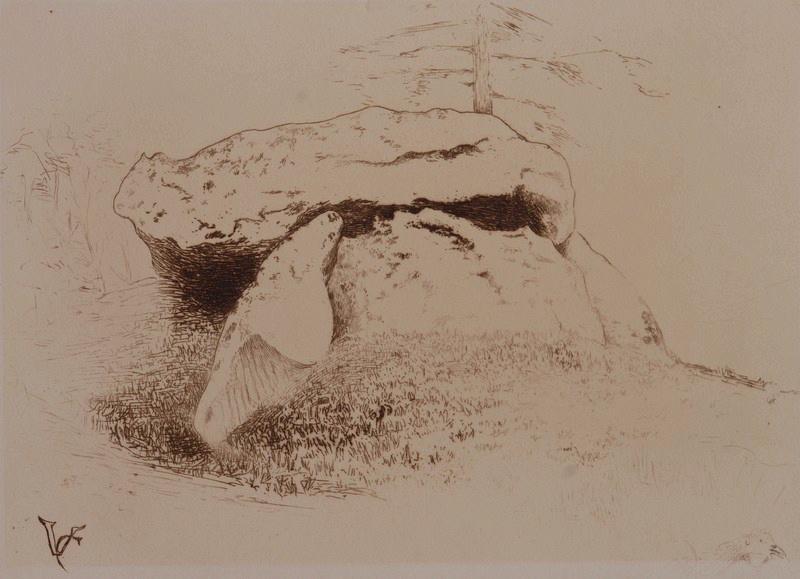 Dolmen à Verneusses, Émile Vaucanu, 4e quart 19e siècle