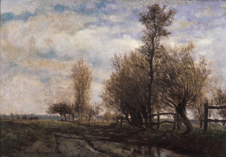 Paysage, Emile Charles Lambinet, 1857