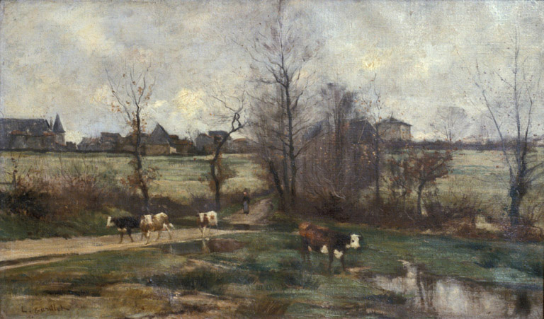 Paysage, Léon Barillot, 19e siècle, 20e siècle