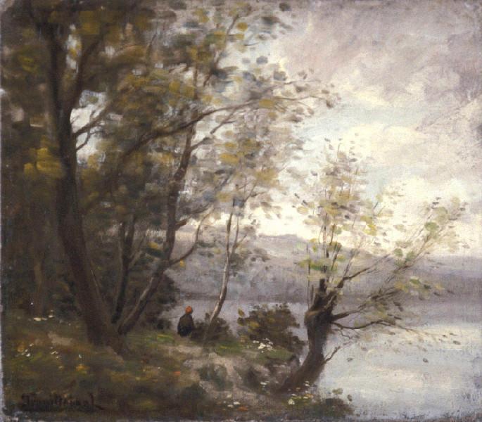 Paysage, Paul Désiré Trouillebert, 19e siècle