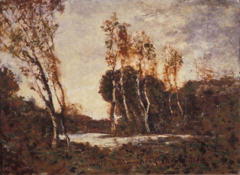 Paysage d'automne, Henri Harpignies, 19e siècle