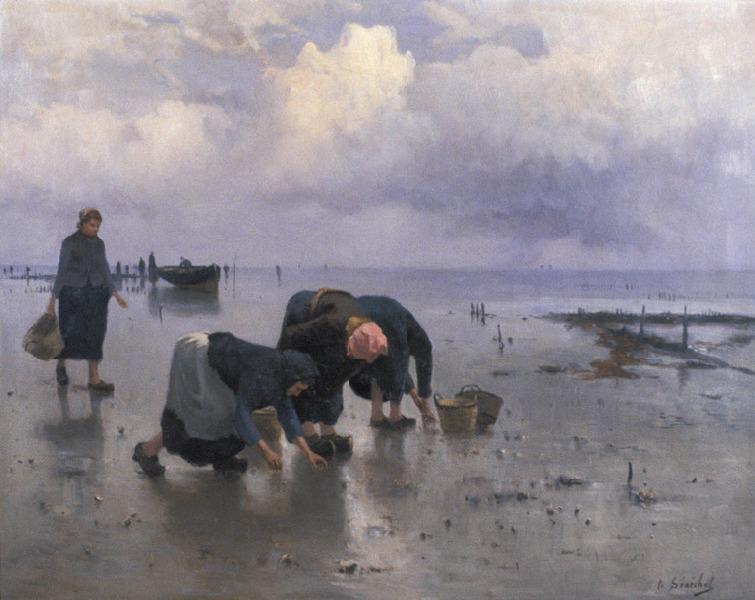 A Cancale, chercheuses d'huîtres_0