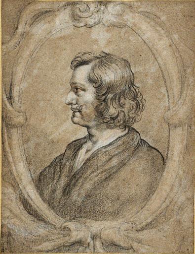 Portrait de Nicolas Poussin, Ferdinand Elle, 1640