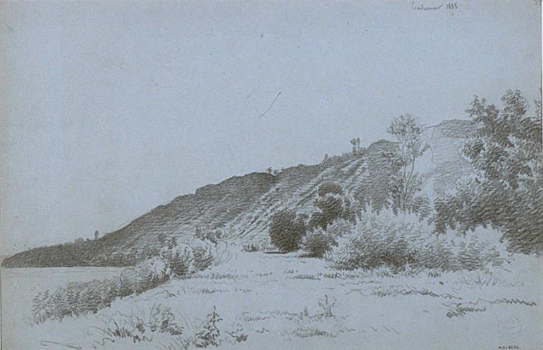 Paysage, Amable Louis Pinta, 1885