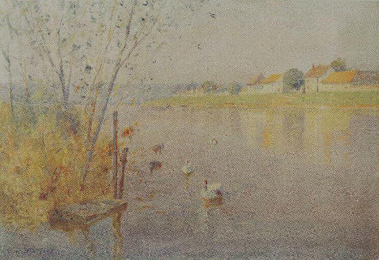 Matinée d'automne. Porte-Joie (Eure)_0