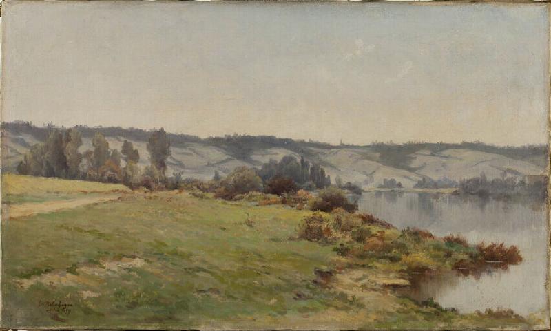 La Plaine de Muids (Eure), Eugène Jules Delahogue, 1897