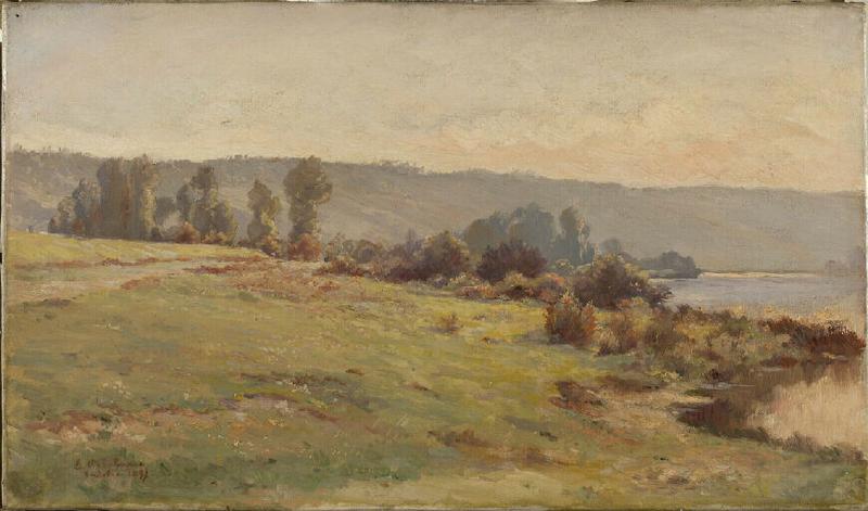 La Plaine de Muids (Eure), Eugène Jules Delahogue, 1897