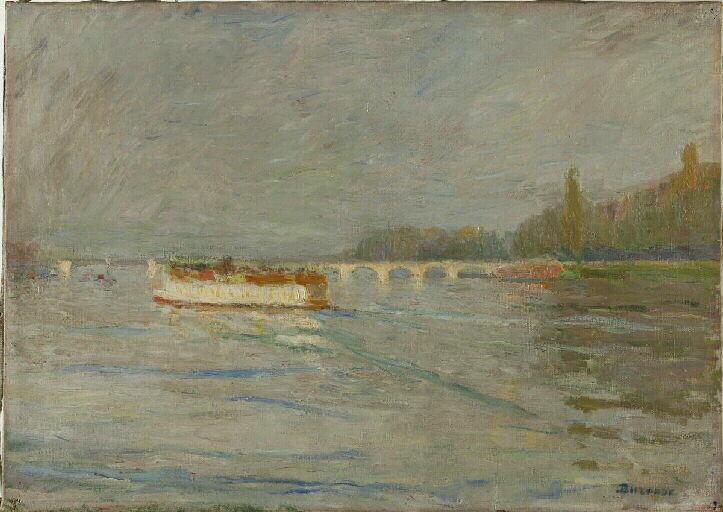 La Seine à Saint-Cloud, Eugène Antoine Durenne, 1895-1903