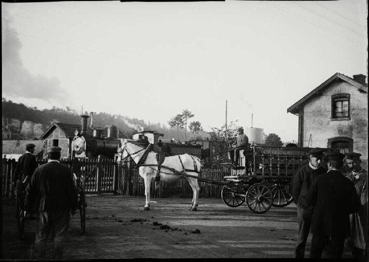 Saint-Pierre-du-Vauvray, la gare, Paul Faugas, 1898