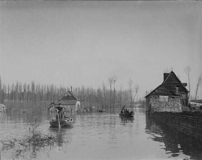 Saint-Pierre, les inondations (St-Pierre (c. de Paris). Inondations 1897 ), Paul Faugas, 1897