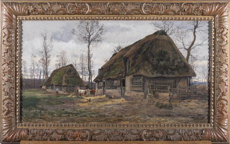 Ferme à Saint-Aubin-sur-Quillebeuf., Victor Jean Binet, 4e quart 19e siècle
