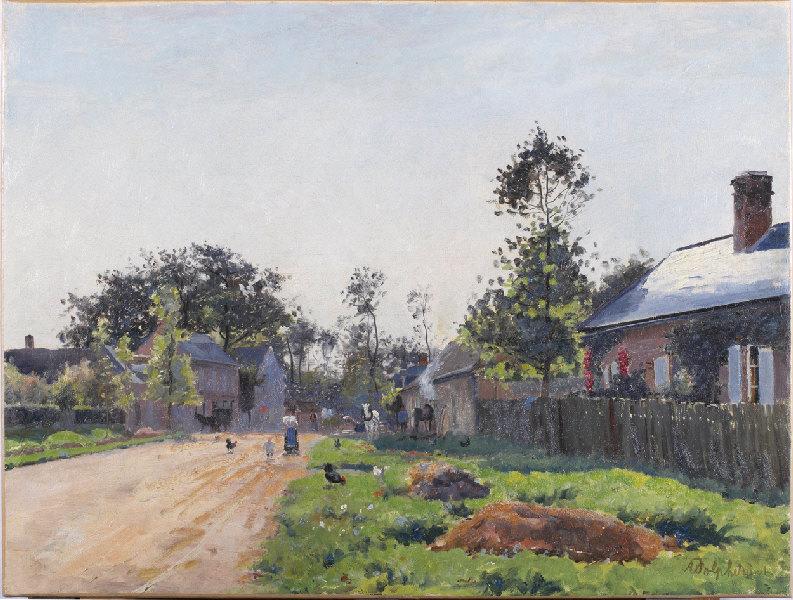 Ferme normande, Adolphe Gustave Binet, 4e quart 19e siècle