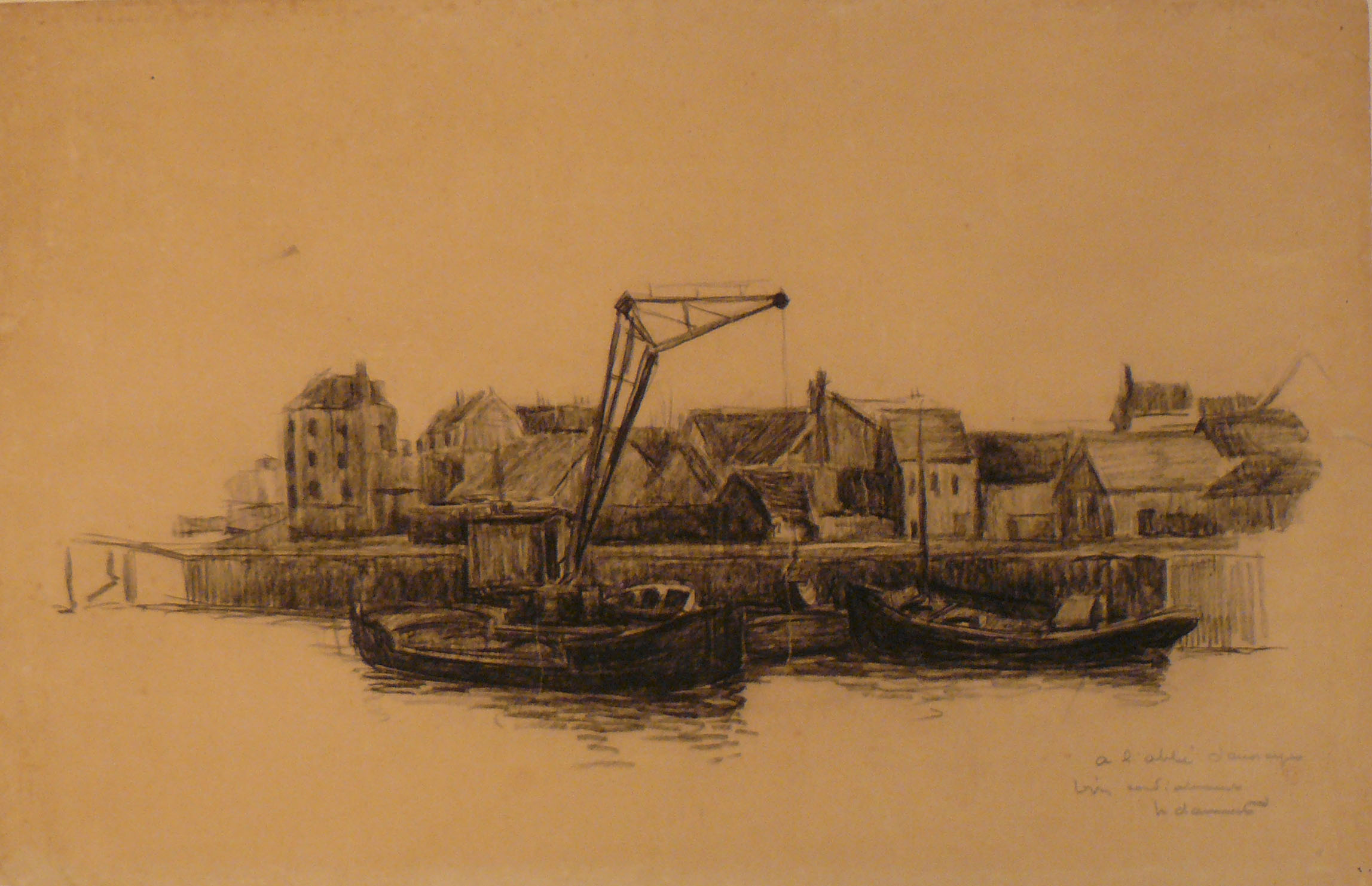 Port de Pont-Audemer, Henry Dannet, 1930
