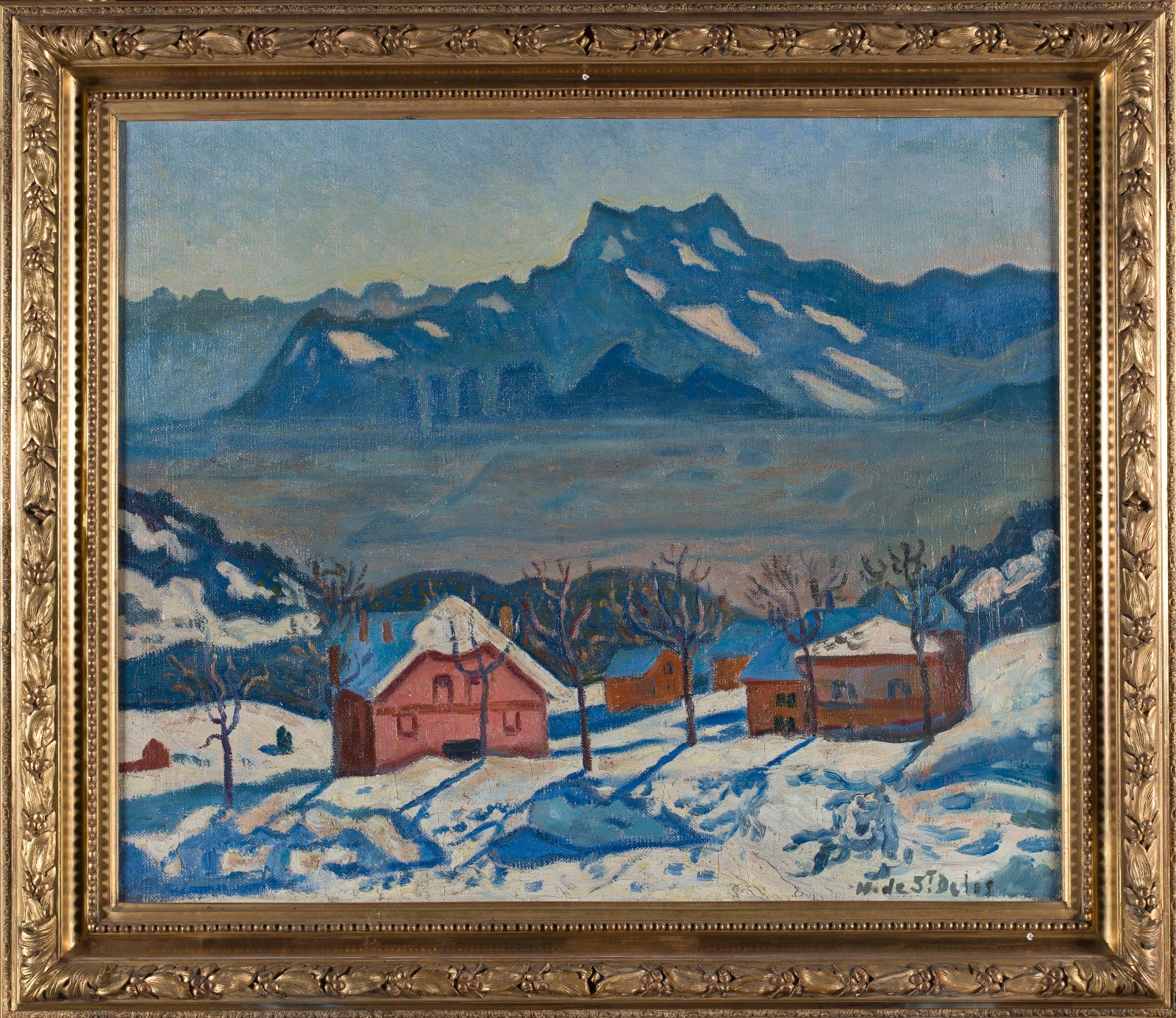 Neige à Leysin (Suisse) ; Paysage de neige. (autre titre)_0