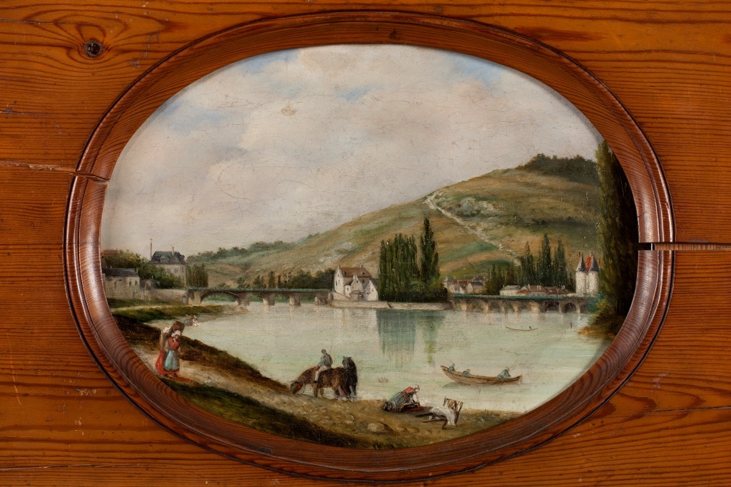 "Vue du vieux pont de Vernon"_0
