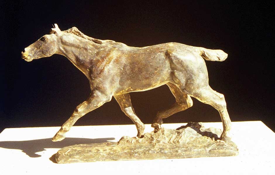 Jument trotteuse rentrant au pré, (De) Louis Monard, 1927