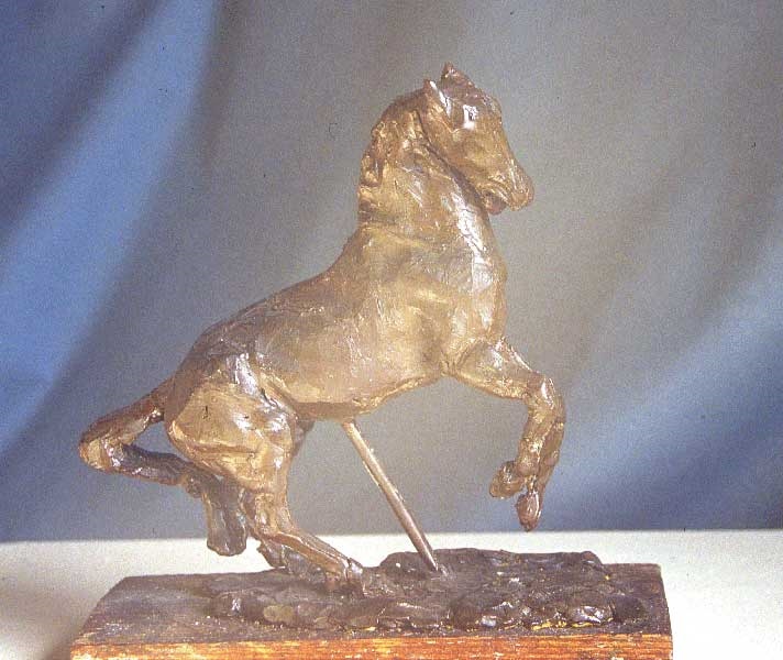 Petit cheval cabré, (De) Louis Monard, 20ème siècle 1ère moitié
