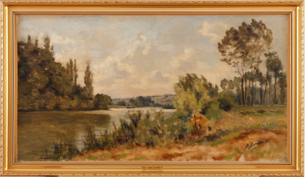 Bords de fleuve, Paul Jouanny, 1885