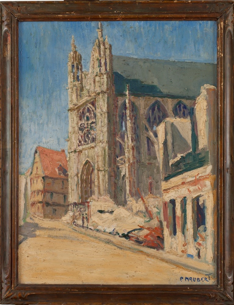 Les ruines et l'église Notre-Dame de Vernon, Pierre Maubert, 1ère moitié 20e siècle