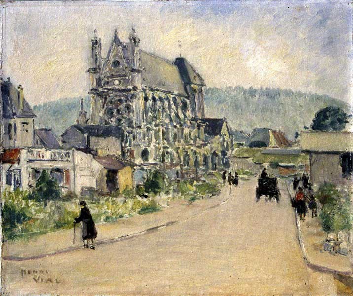 La collégiale de Vernon, 1943_0