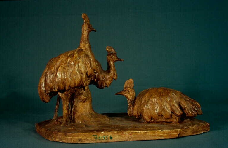 Trois casoars, Guido Righetti, 1911