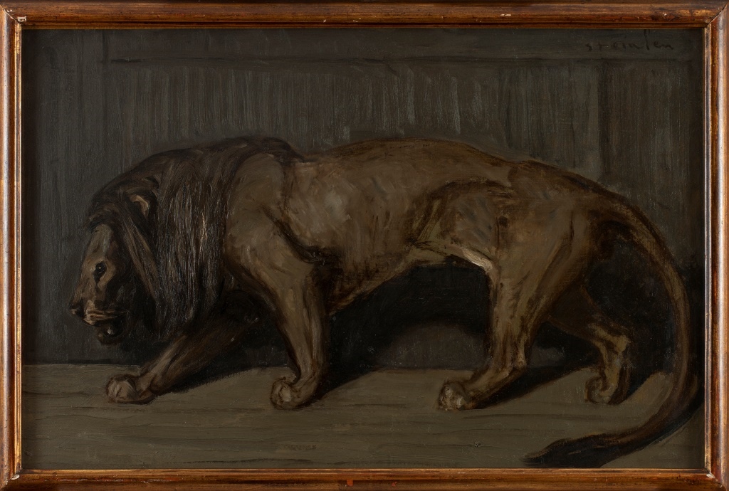Lion en cage, Théophile Alexandre Steinlen