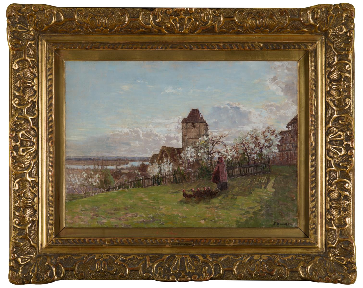 La gardeuse de dindons, printemps à Freneuse_0