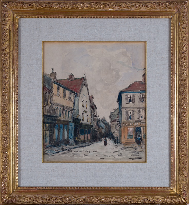 Vernon, rue aux Huiliers, 1903, Frank Myers Boggs, 1903