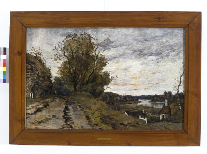 Paysage aux maisons, Paul Jouanny