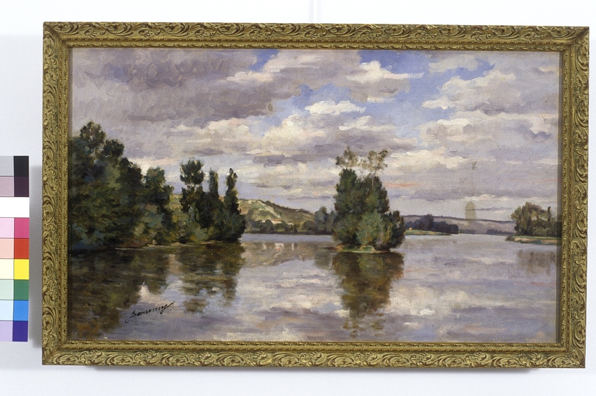 Bords de Seine, Ile Corday, Paul Jouanny, 19e siècle